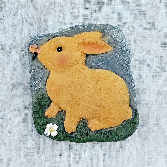 Papel Giftware Bunny Brooch Spring Easter Rabbit Butterfly on Nose Jewelry Pin - Picture 1 of 7
